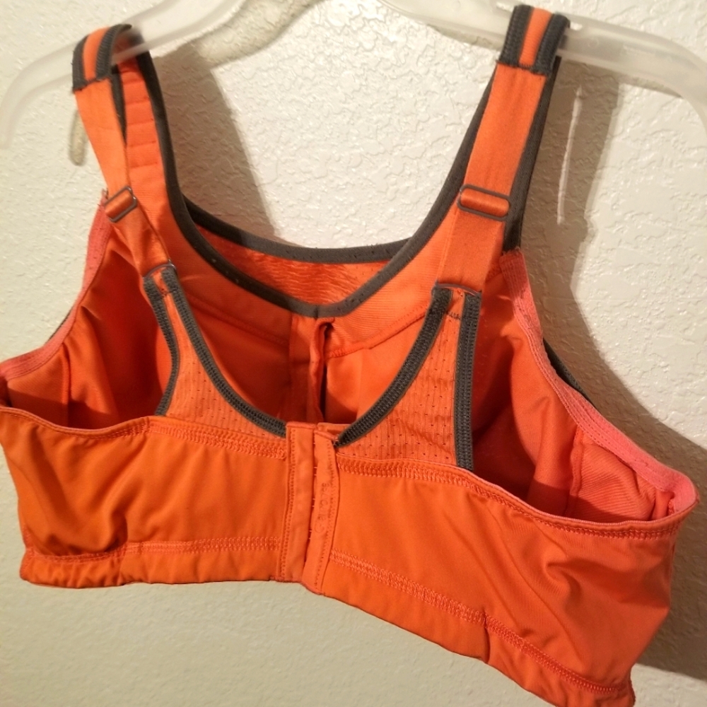 Glamorise Sport Elite Performance 40G Coral with Gray Trims - Picture 6 of 6